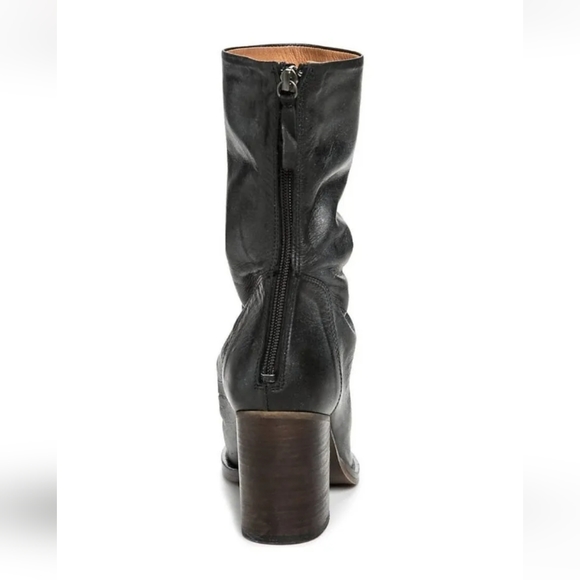 Free People Elle Block Heel Boots Black$198.00 Size 41/EU/9.5-10M US - Picture 3 of 7